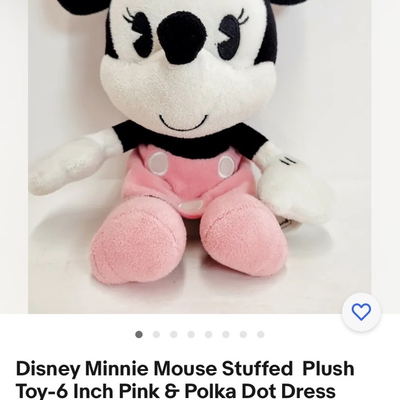 Disney- (3)Minnie mouse, onesie + mine mouse plush set - Picture 2 of 15